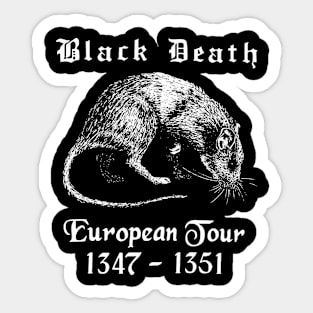 Black Death European Tour Sticker